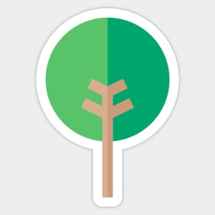 cute tree icon Sticker